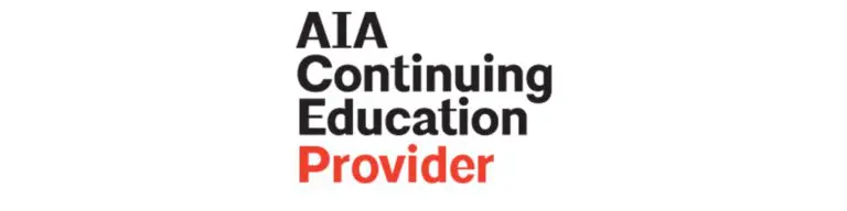 AIA Continuing Education Provider logo; "Provider" is shown in red.