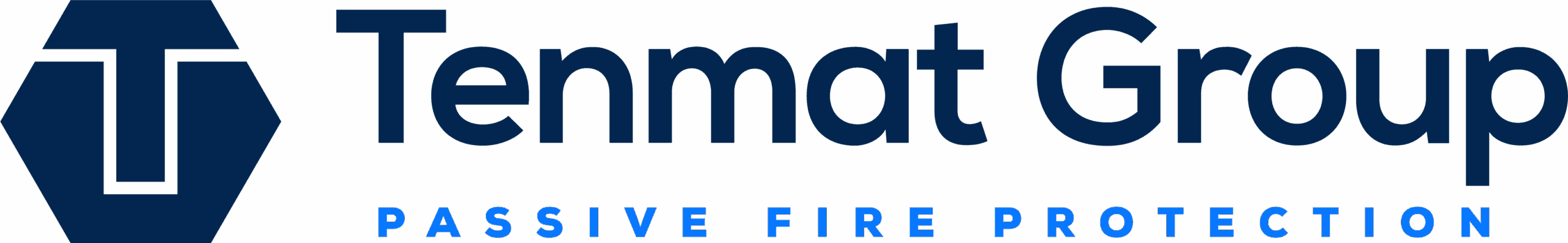 Tenmat Group logo and the tagline "Passive Fire Protection" in blue.