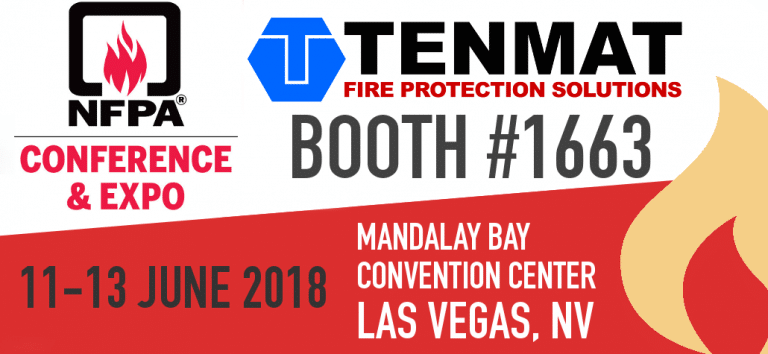 NFPA Conference & Expo 2018; TENMAT Booth #1663; June 11–13; Las Vegas, Mandalay Bay Convention Center.