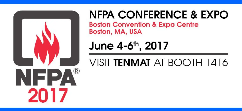 NFPA 2017 Conference & Expo invitation, June 4-6 in Boston; visit Tenmat at booth 1416.