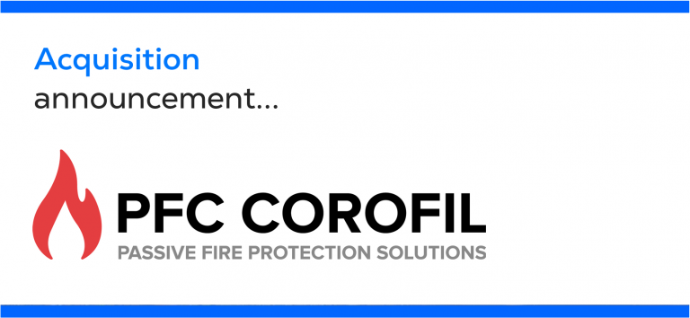 Tenmat acquires PFC Corofil Passive Fire Protection Solutions, uniting two industry leaders under the iconic red flame logo.